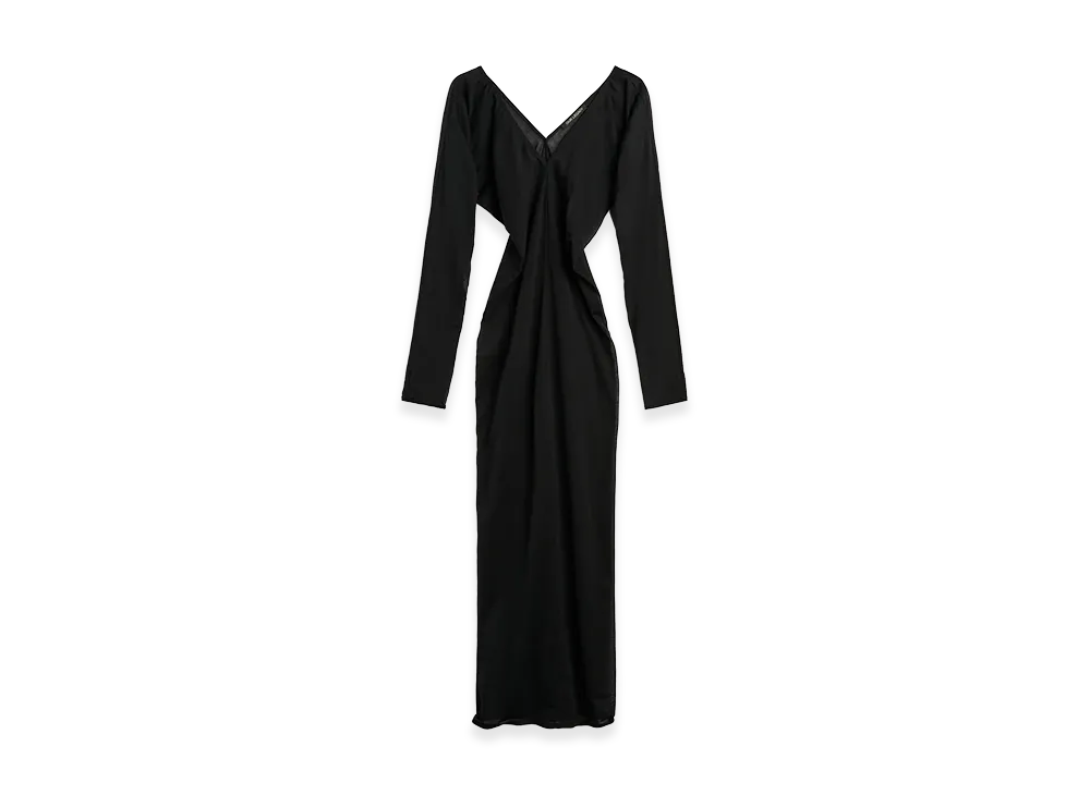 OUR LEGACY Women's Cheer Dress "Black Stocking Jersey"