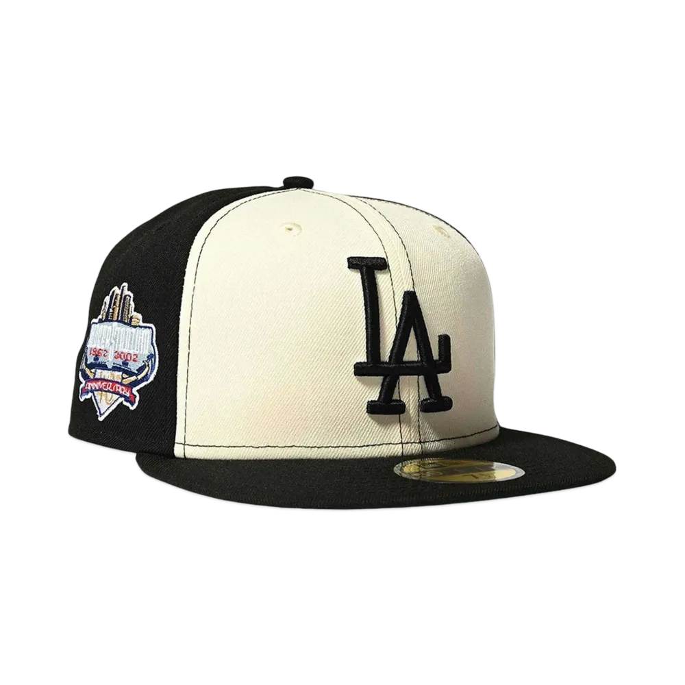 HOME GAME LOS ANGELES DODGERS CO 40TH ANV 59FIFTY "CHROME/BLACK"