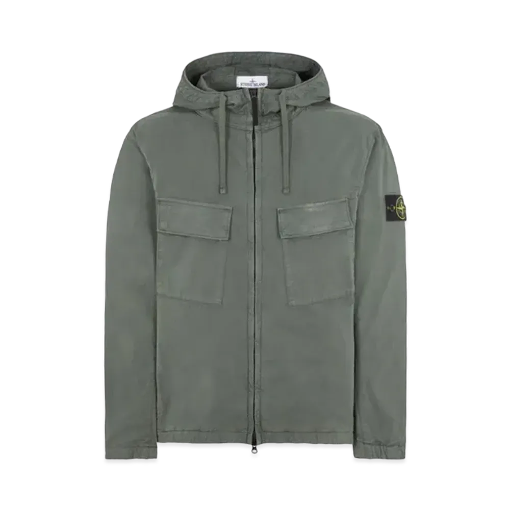 Stone Island 42610 SUPIMA Cotton Twill Stretch-TC "Musk Green"