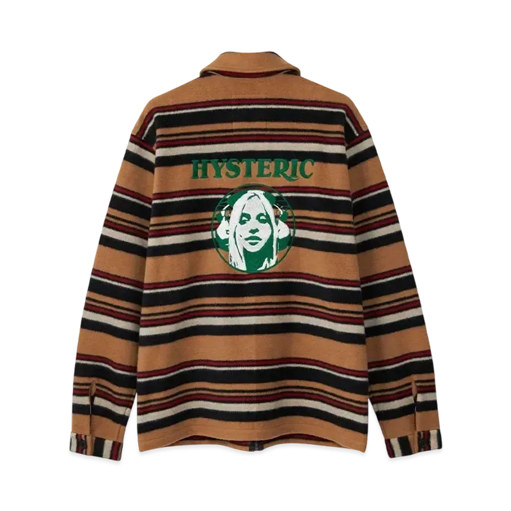 HYSTERIC GLAMOUR Sound Of The Future Embroidered Work Jacket "Black"