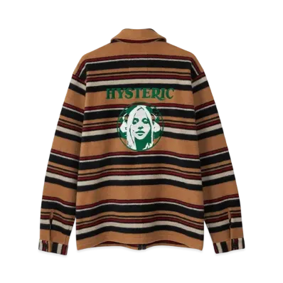 HYSTERIC GLAMOUR Sound Of The Future Embroidered Work Jacket "Black"