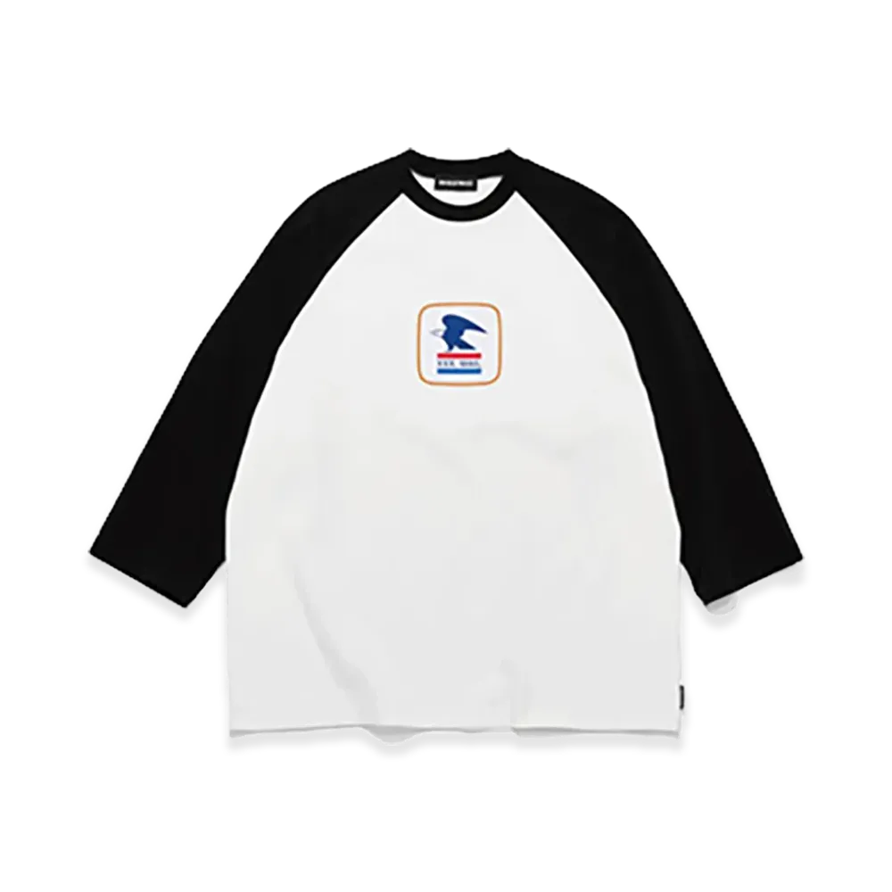 GOD SELECTION XXX Raglan Sleeve T-Shirt GX-S26-RT-01 "White/Black"