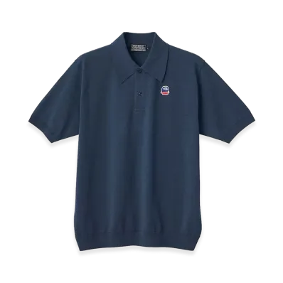 HYSTERIC GLAMOUR Multi Woman Patch Polo Shirt "Navy"