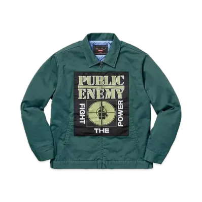 Supreme x UNDERCOVER Public Enemy Work Jacket "Dusty Teal"