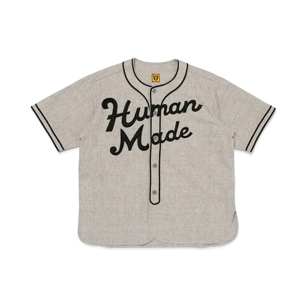 HUMAN MADE Baseball Shirt "Gray"