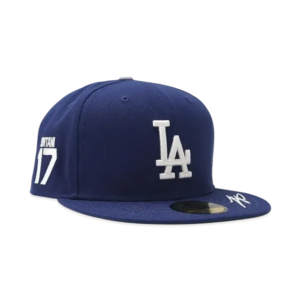 MLB Los Angeles Dodgers "Shohei Ohtani" Name & Number New Era 59Fifty MFC Store Custom Collection "Blue"
