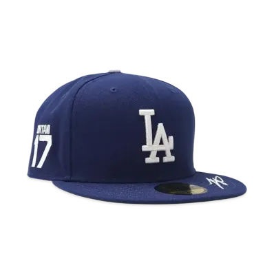 MLB Los Angeles Dodgers "Shohei Ohtani" Name & Number New Era 59Fifty MFC Store Custom Collection "Blue"
