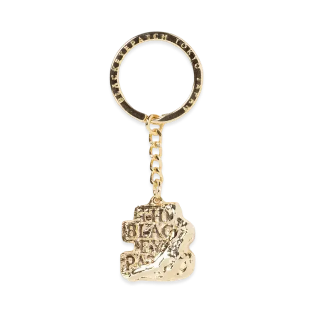 Blackeyepatch Bricked OG Label Keychain "Gold"