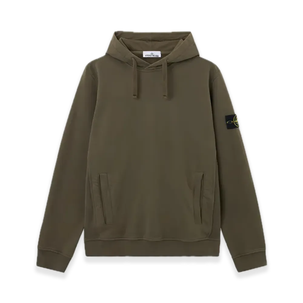 Stone Island 6100029 Brushed Organic Cotton Fleece "Military Green"