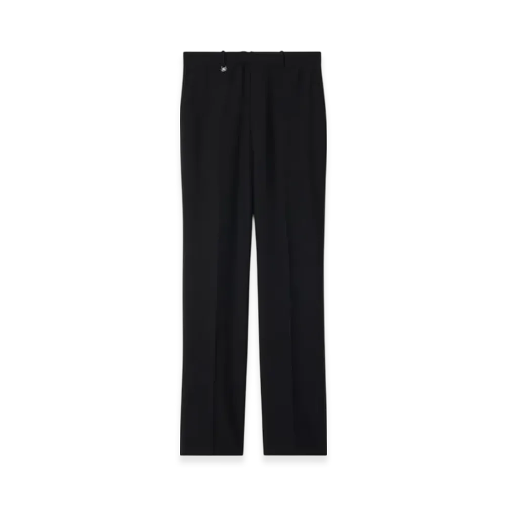Burberry Wool Mohair Tailored Trousers "Black"