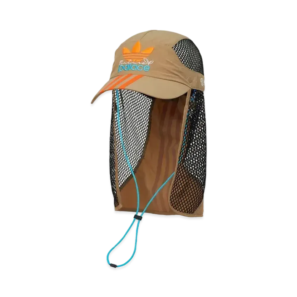 ADIDAS PALACE NATURE CAP "Blanch Cargo / Signal Orange"