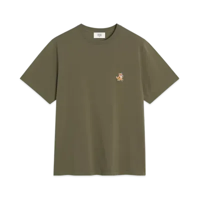 Maison Kitsune Speedy Fox Patch Comfort T-Shirt "Bay Leaf"