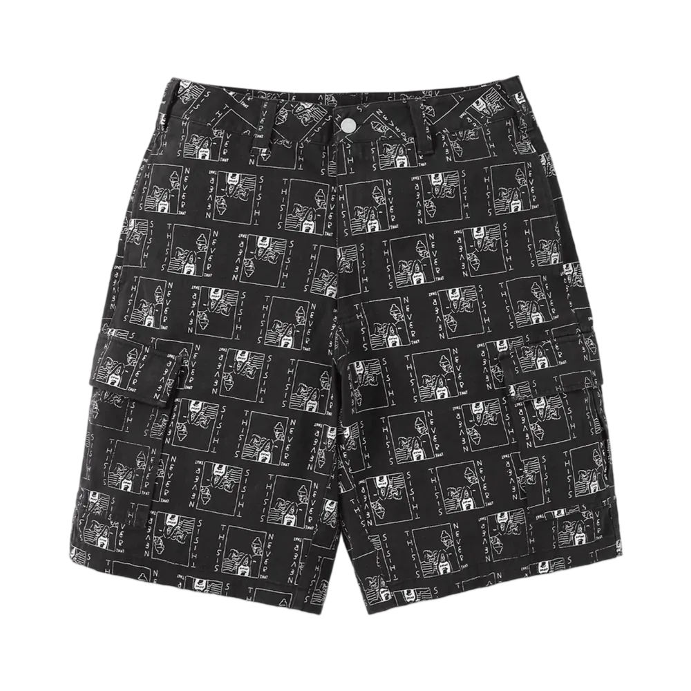 thisisneverthat x Yu Nagaba Cargo Short "Off Black"