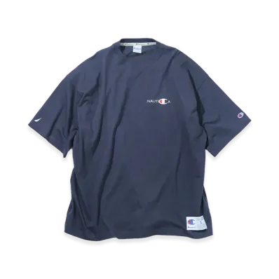Champion x NAUTICA Embroidered Heavyweight T-Shirt "Navy"