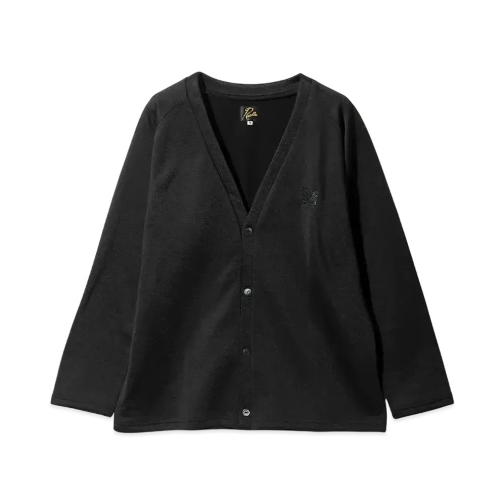 NEEDLES V-Neck Cardigan - Bright Jersey "Black"