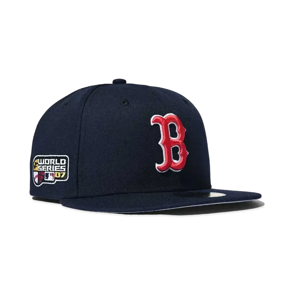 NEW ERA BOSTON RED SOX WS 2007 59FIFTY "NAVY"