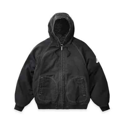 PALACE 10 OZ Hooded Canvas Jacket "Black"