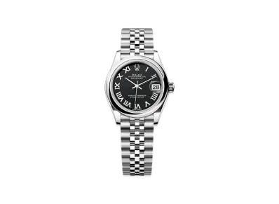 ROLEX Datejust 31 Oystersteel "Black"