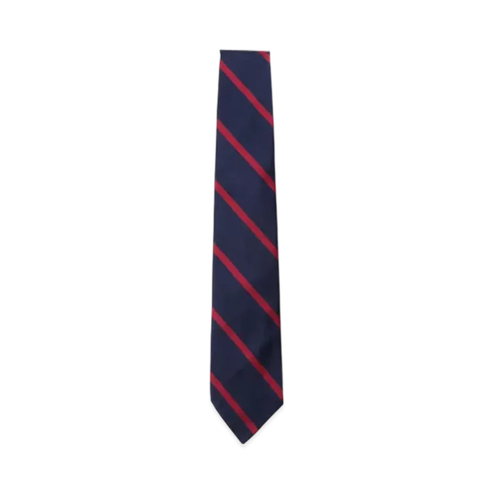 BEAMS Ivy Tie Regimental Bar Stripe "Burgundy"