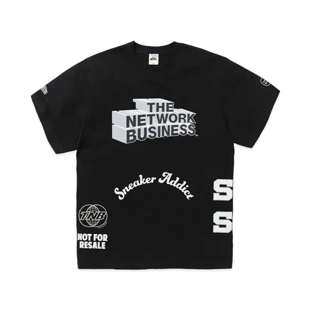 SNKRDUNK × THE NETWORK BUSINESS Tee "BLACK"