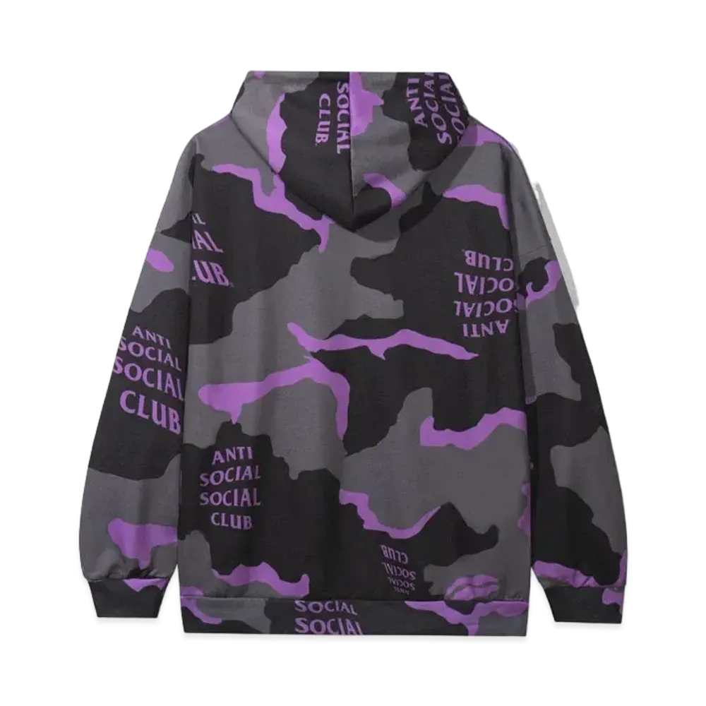 ANTI SOCIAL SOCIAL CLUB Cotton Candy Camo Hoodie "Black"
