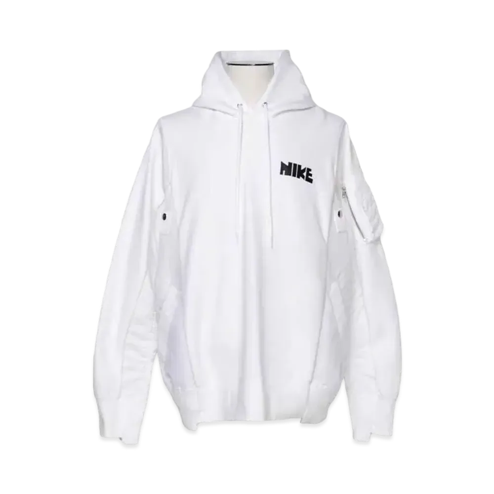 sacai x Nike Lab U NRG Rh Hoodie "White"