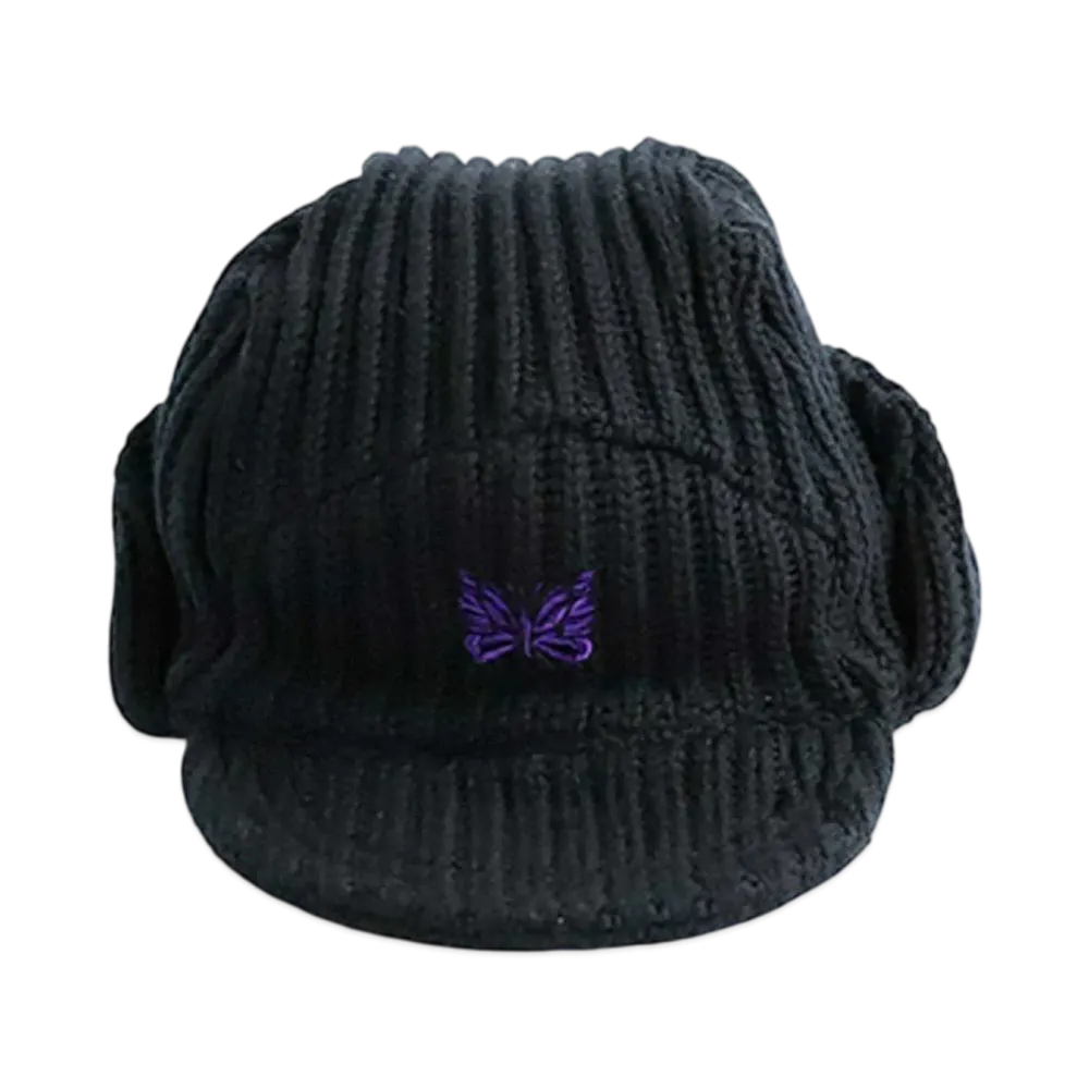 NEEDLES Merino Wool Bird Shooting Cap "Black" NS065
