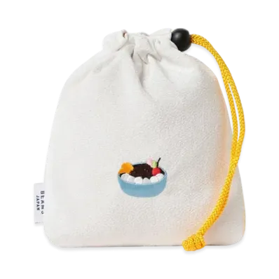 BEAMS Wagashi Embroidery Purse "Anmistu"