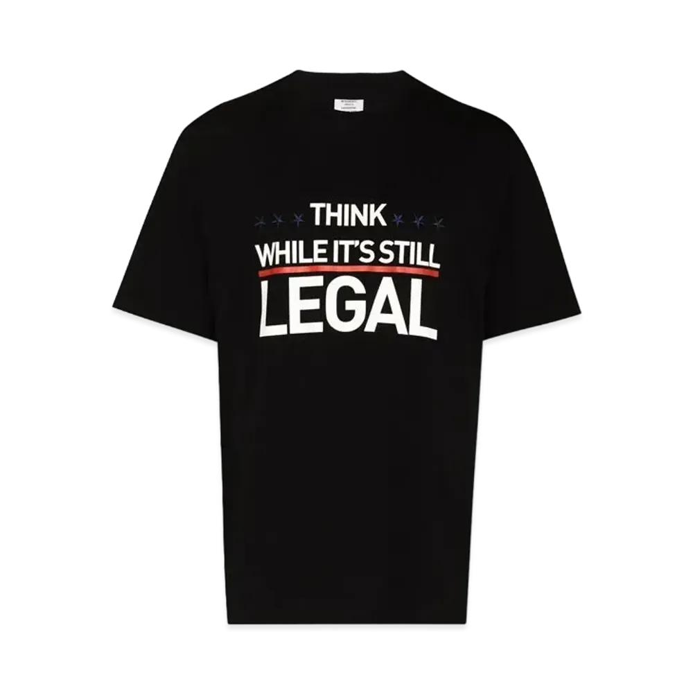 VETEMENTS Human Rights Tee "Black"