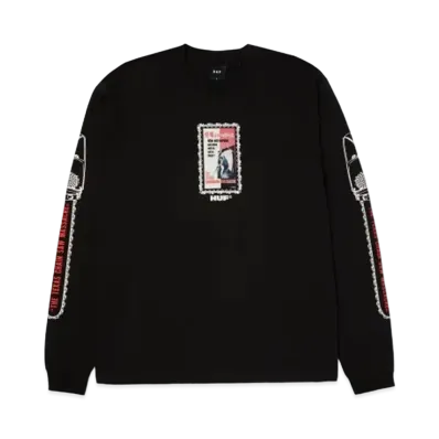 HUF x Texas Chainsaw Massacre Dual Chain L/S Tee "Black"