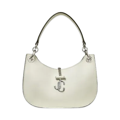 Jimmy Choo Varenne Hobo/S Calf Leather Hobo Handbag "Latte"