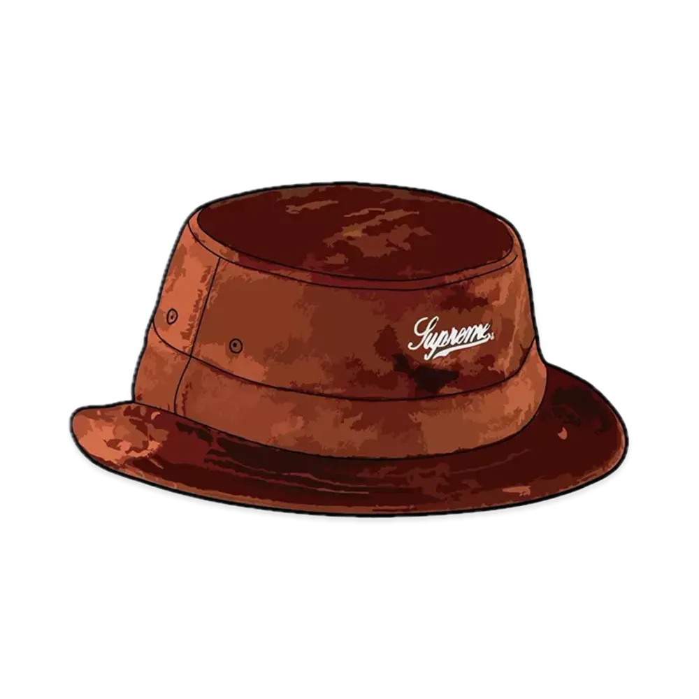 Supreme Crushed Velvet Crusher "Rust"