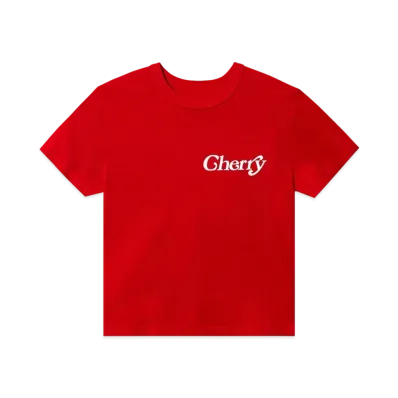 Verdy x Cherry LA Baby Tee "Red"