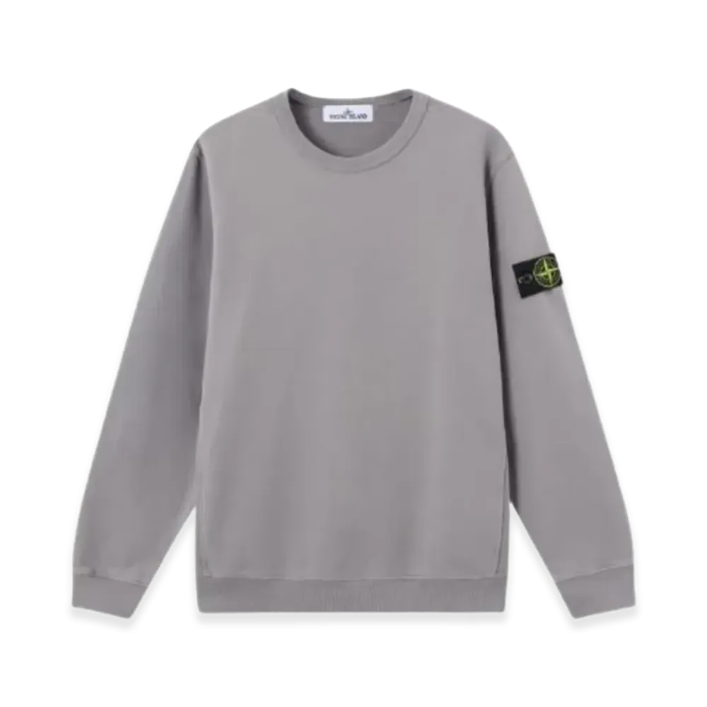 Stone Island Crewneck Sweatshirt With Logo "Gray"