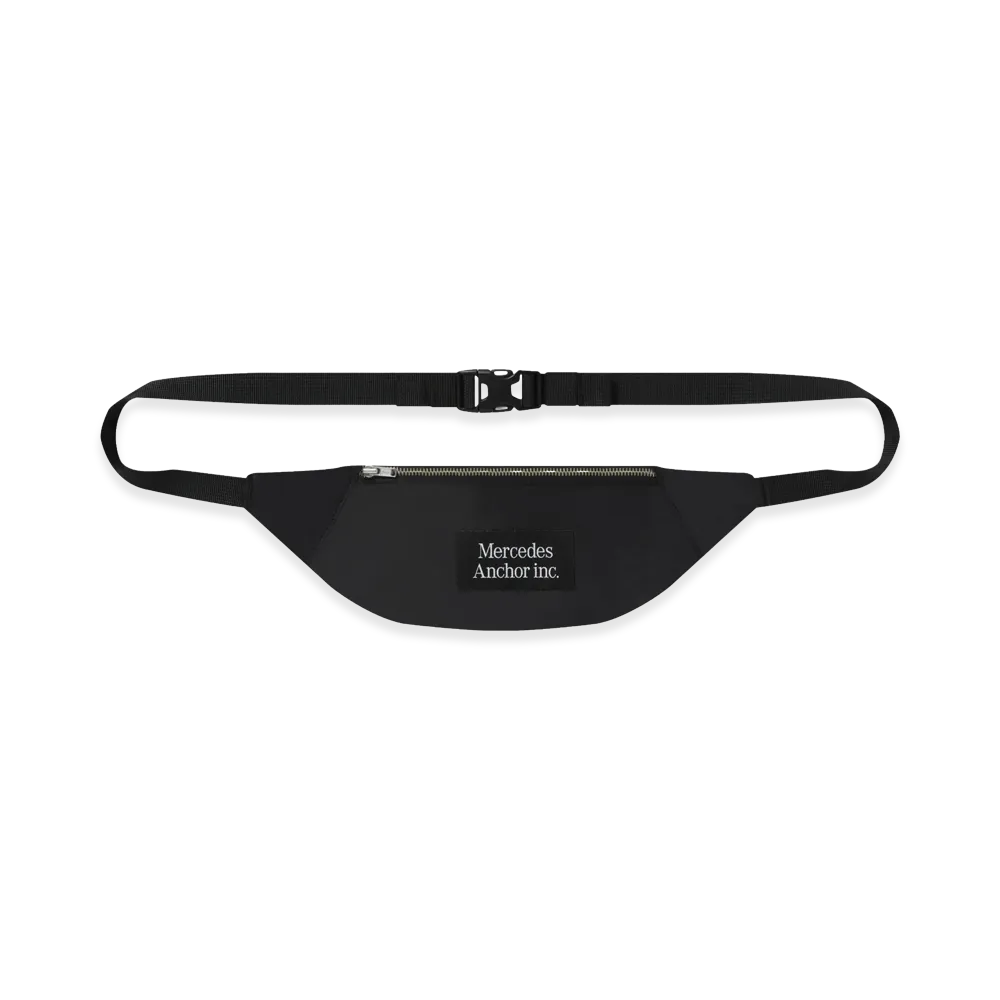 Mercedes Anchor inc. Light Weight Nylon Waist Pouch "Black"