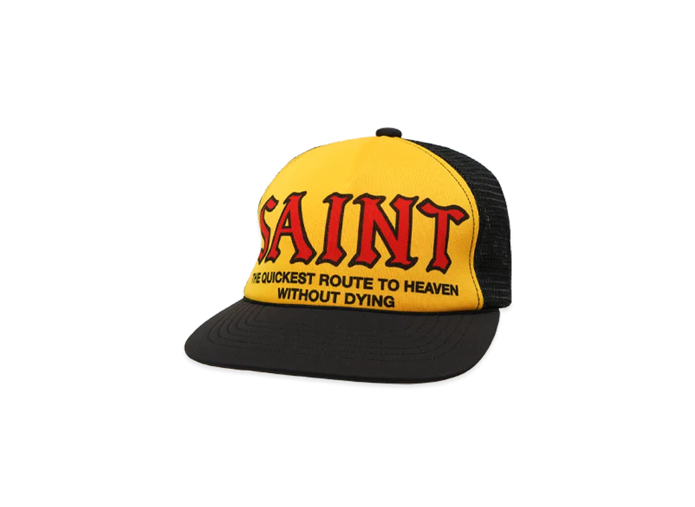 SAINT Mxxxxxx Mesh Cap/Saint "Yellow/Black"