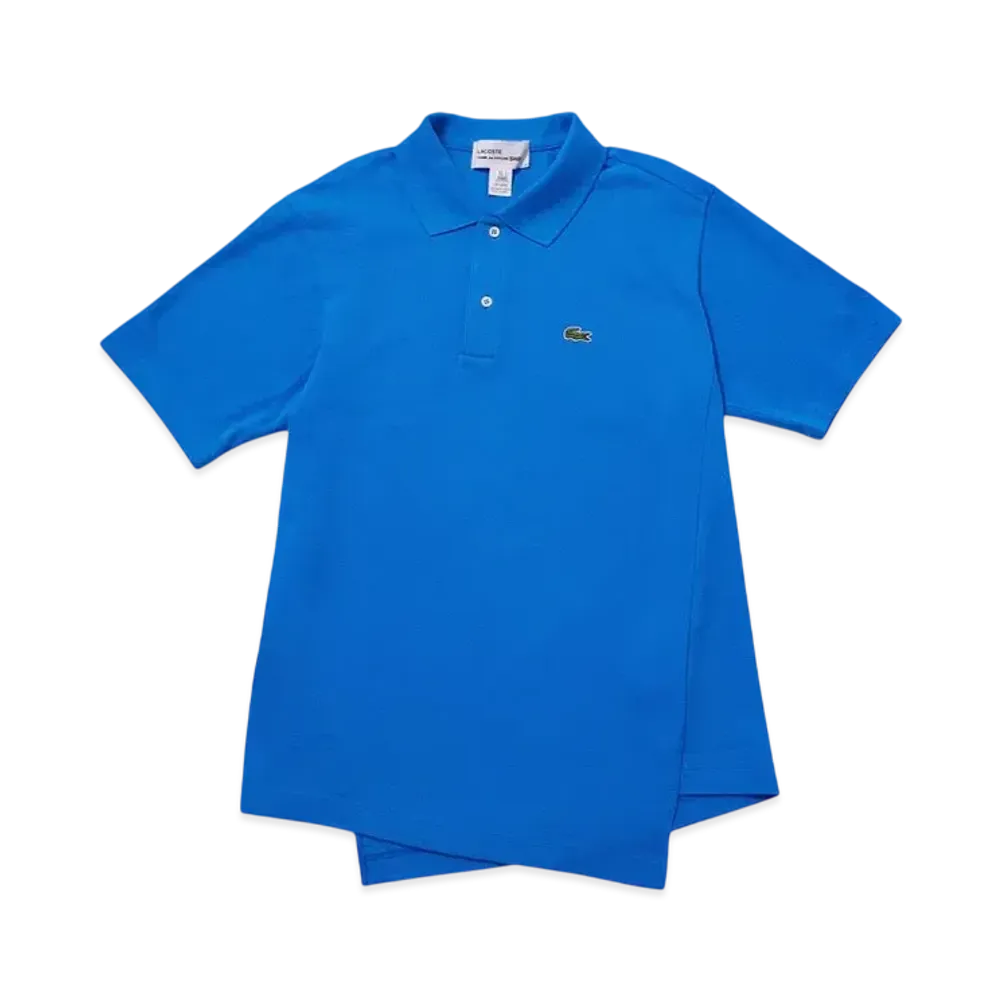 Comme des Garcons Shirt x LACOSTE Cotton Jersey Plain Embroidery "Blue"