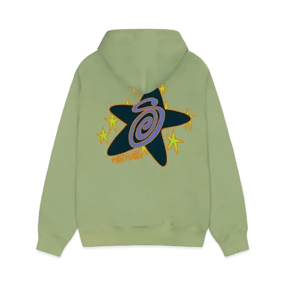 Stussy Galaxy Hoodie "Moss"