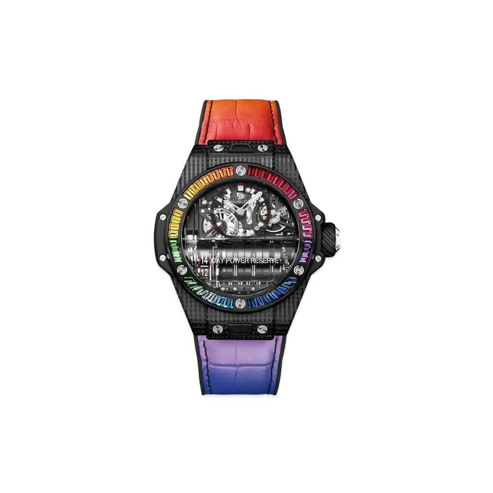 HUBLOT Big Bang MP-11 Power Reserve 14 Days 3D Carbon Rainbow 45mm