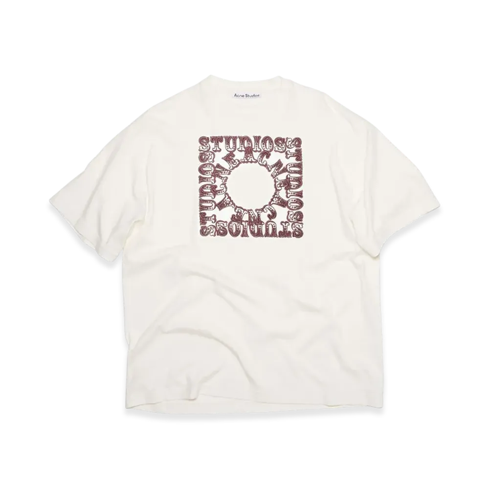 Acne Studios Crewneck T-Shirt "Off White"