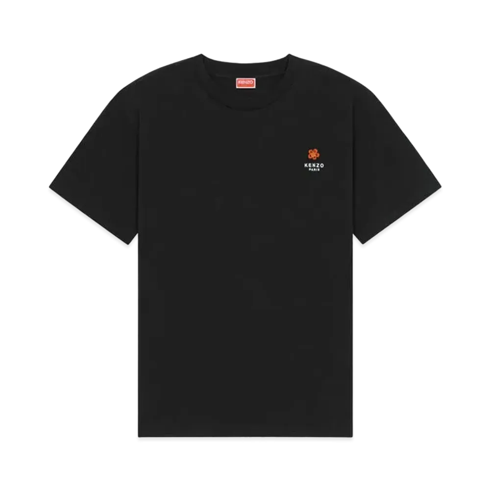 KENZO Women's 'BOKE FLOWER' CREST OVERSIZE T-SHIRT "Black"