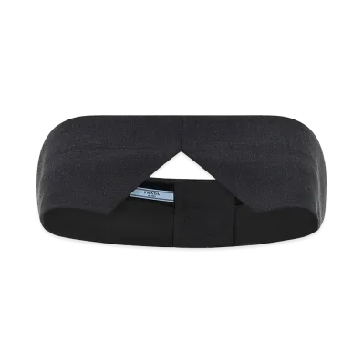 PRADA Women's Cool Wool Top "Dark Gray"