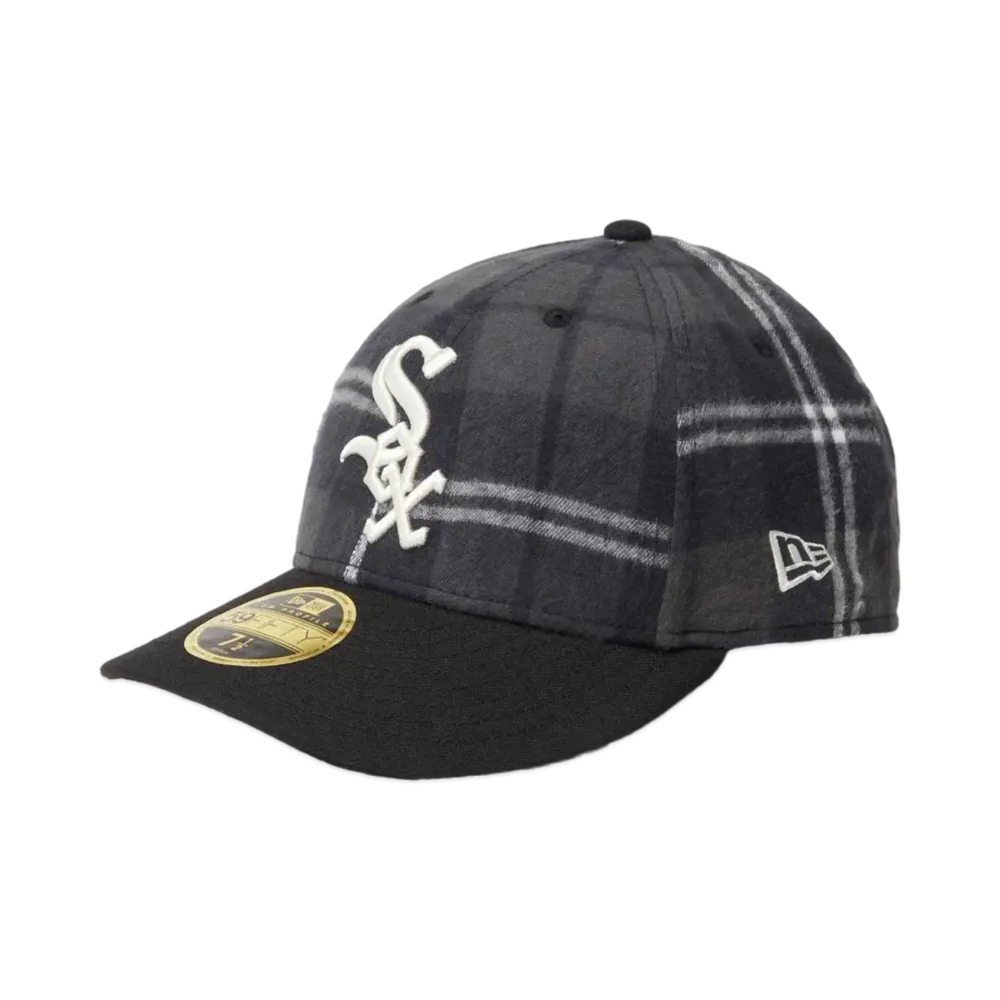 NEW ERA LP 59Fifty MLB Ombre Check Chicago White Sox "Black"