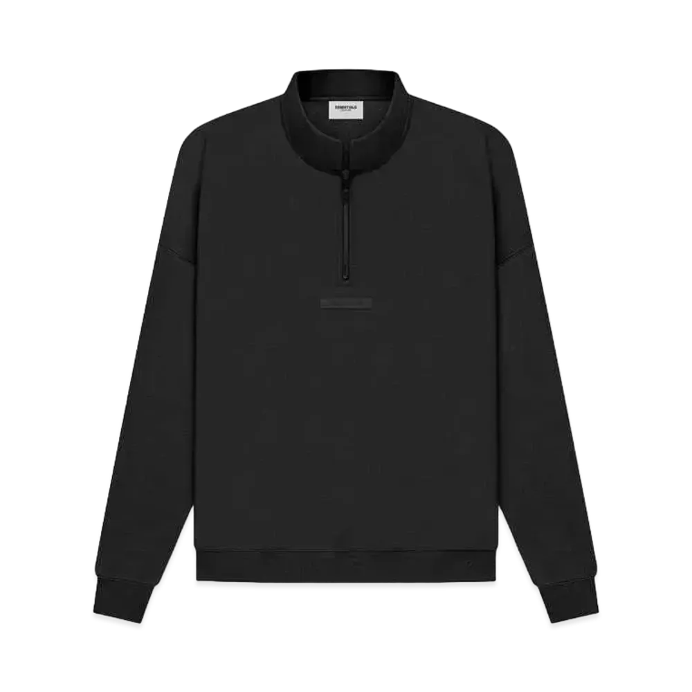 FEAR OF GOD ESSENTIALS Mockneck Half Zip "Stretch Limo"