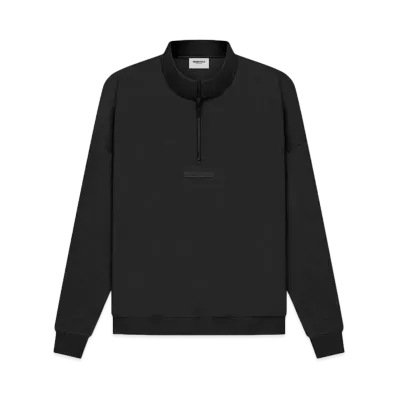 FEAR OF GOD ESSENTIALS Mockneck Half Zip "Stretch Limo"