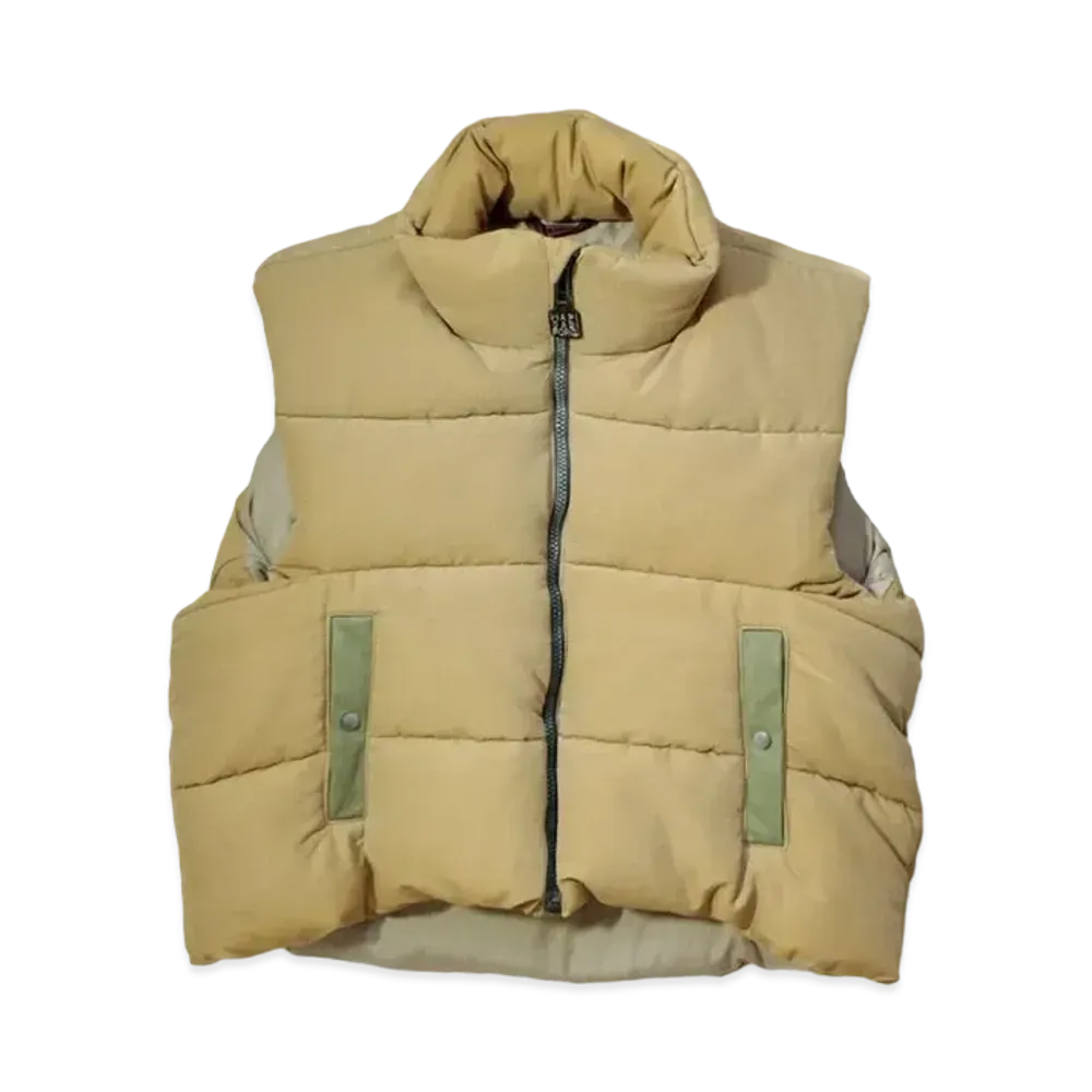 KAPITAL 60/40 Cross Burger-Keel Vest Snow "Beige"