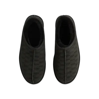Kith Monogram Shearling Slippers "Black"