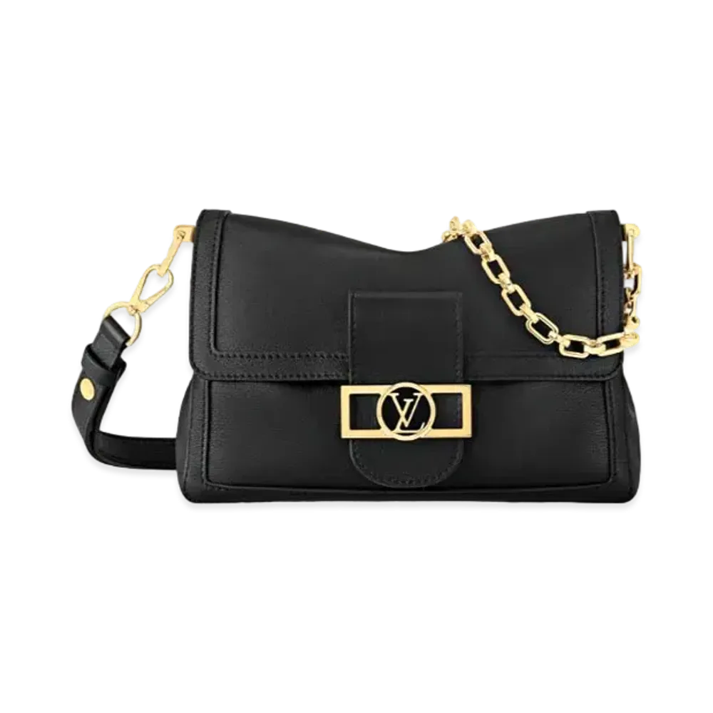 Louis Vuitton Dauphine Soft MM Monogram Reverse "Noir"