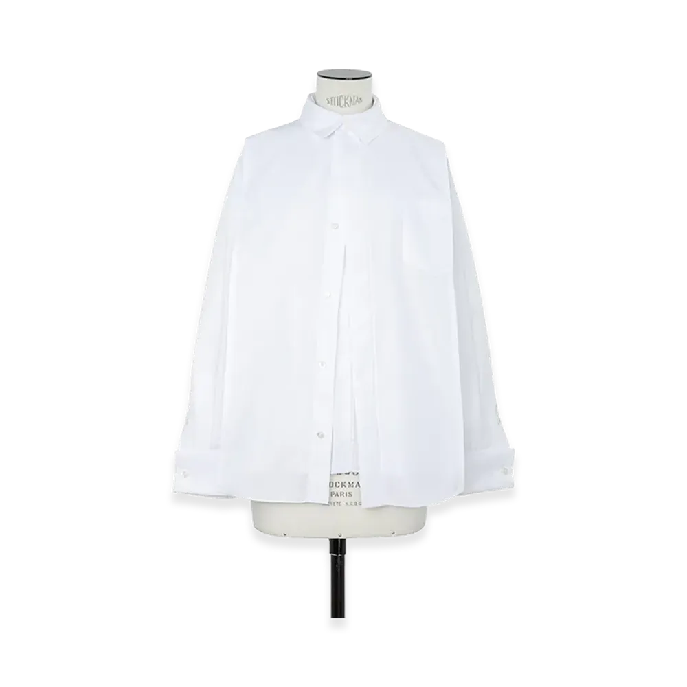 sacai Women's Poplin Shirt "Off White"