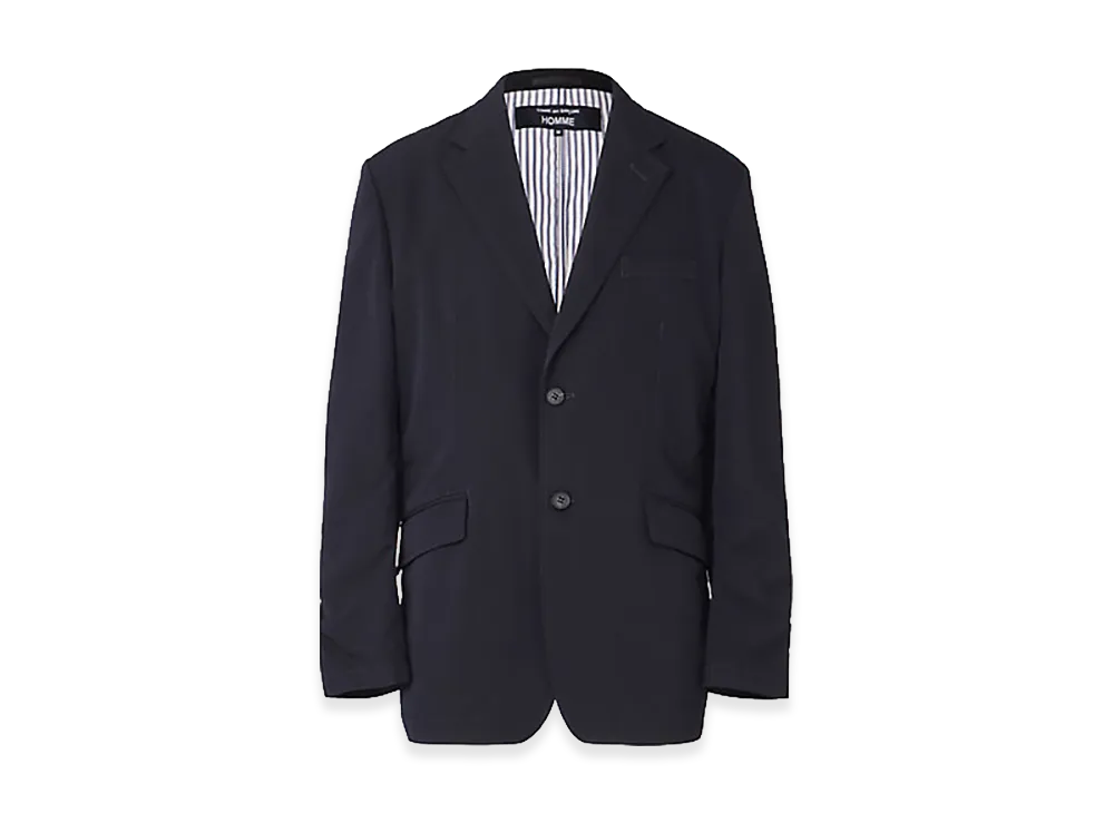COMME des GARCONS HOMME Wool Gabardine Jacket "Navy"